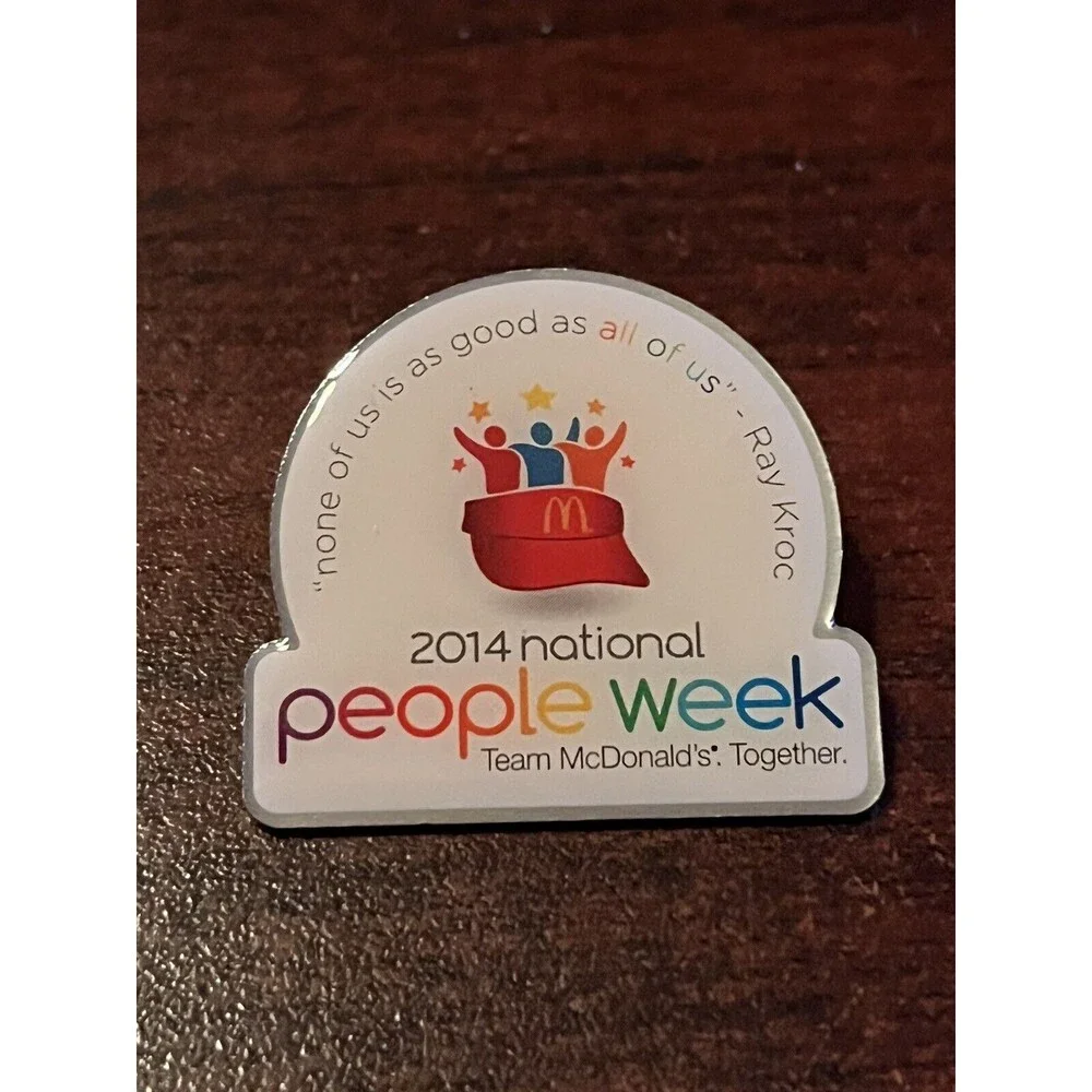 McDonald’s 2014 National‎ People Week Ray Kroc Employee Lapel Hat Pin